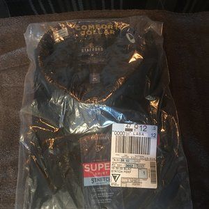 Stafford Travel Performance Super Shirt Mens Point Collar Long Sleeve